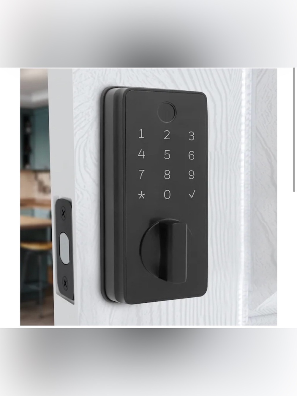 New Honeywell Keypad Deadbolt Smart Lock - Matte Black